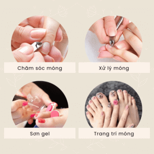 Combo III – Cuticle Care, Ingrown Nail, Gel Polish, Design