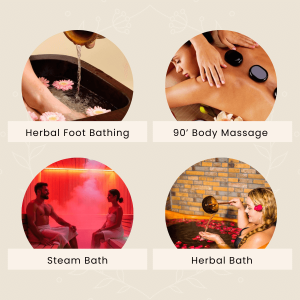 VIP II: MASSAGE 90' + SAUNA
